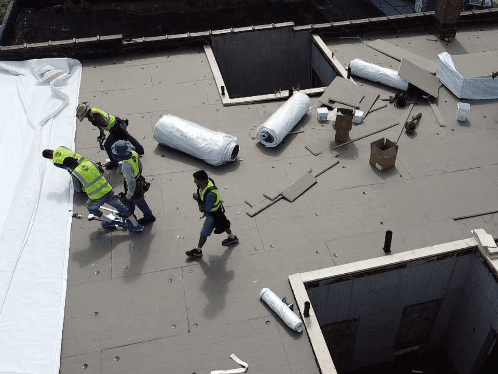 Commercial Project and roofing.